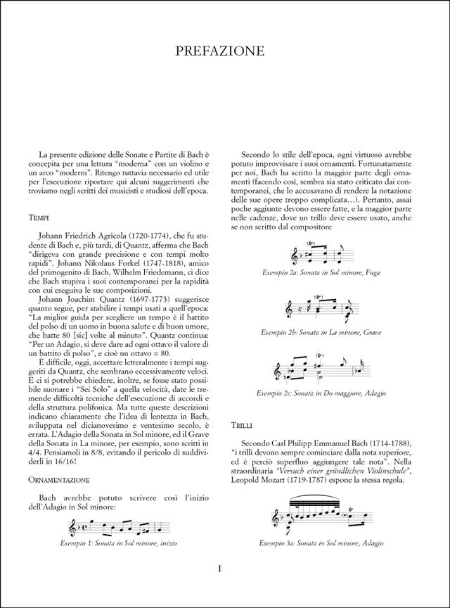 Partite E Sonate Per Violino Solo - pro housle